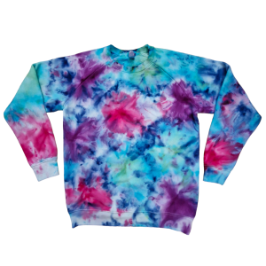 SMALL ADULT'S JUMPER PINK/BLUE/PURPLE ICY FLOW