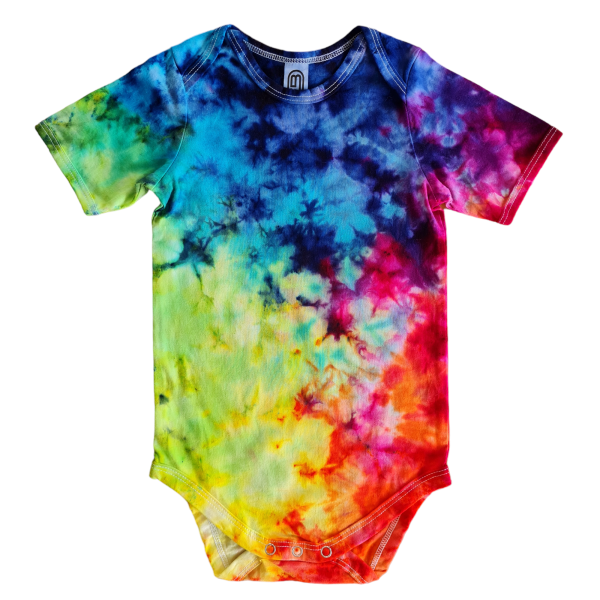 ICY RAINBOW MOTTLED ONESIE