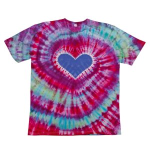 DEEP BLUE HEART SHIRT - SIZE 3XL